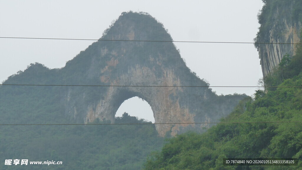 桂林象鼻山美景奇观