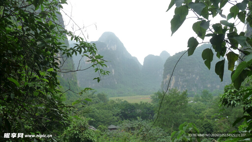山林间的清幽景致