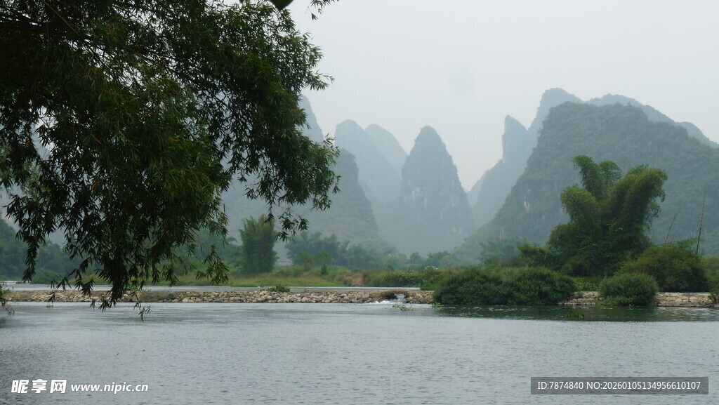 漓江山水风光秀丽景色