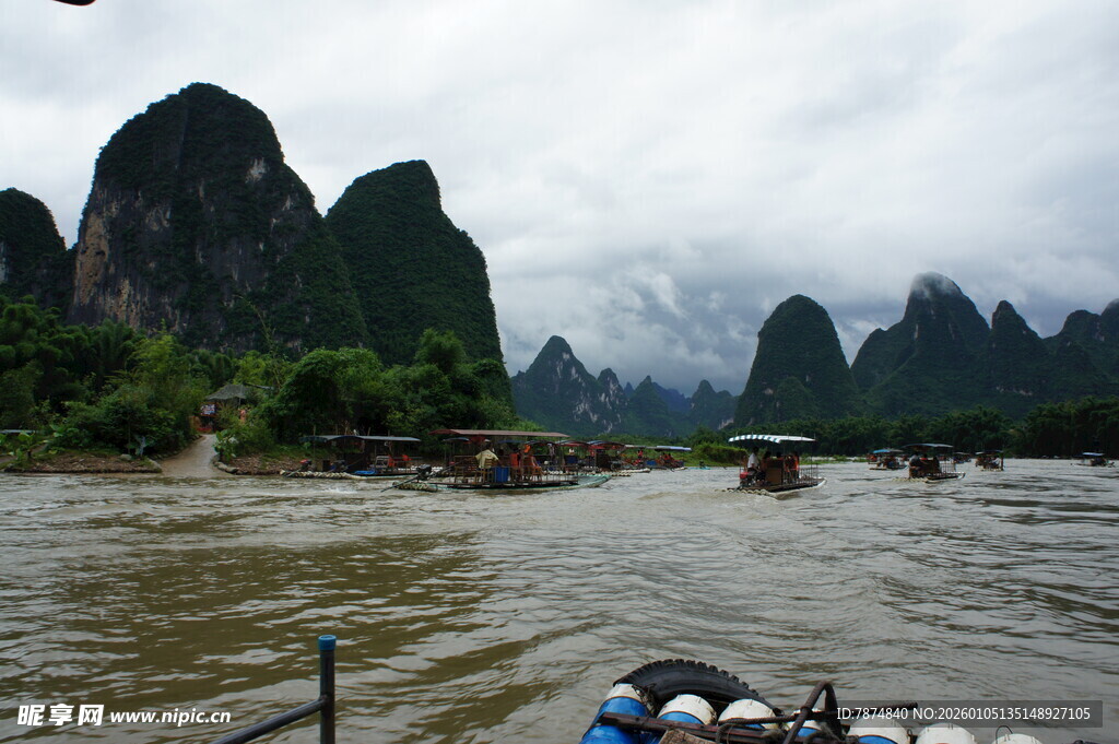 漓江山水风光秀丽景色