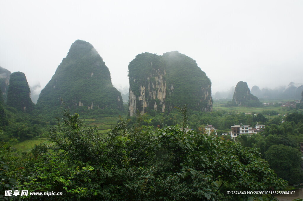桂林山水秀丽风光