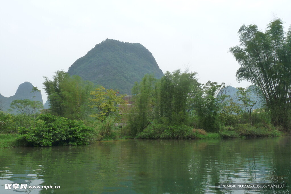 漓江山水风光秀丽景色