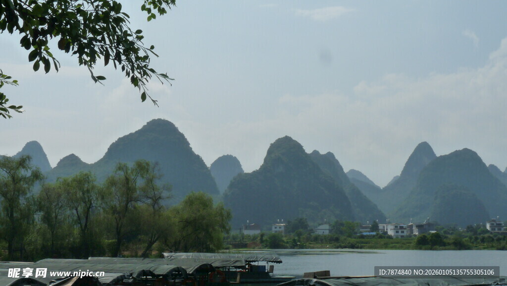 桂林山水美景如画