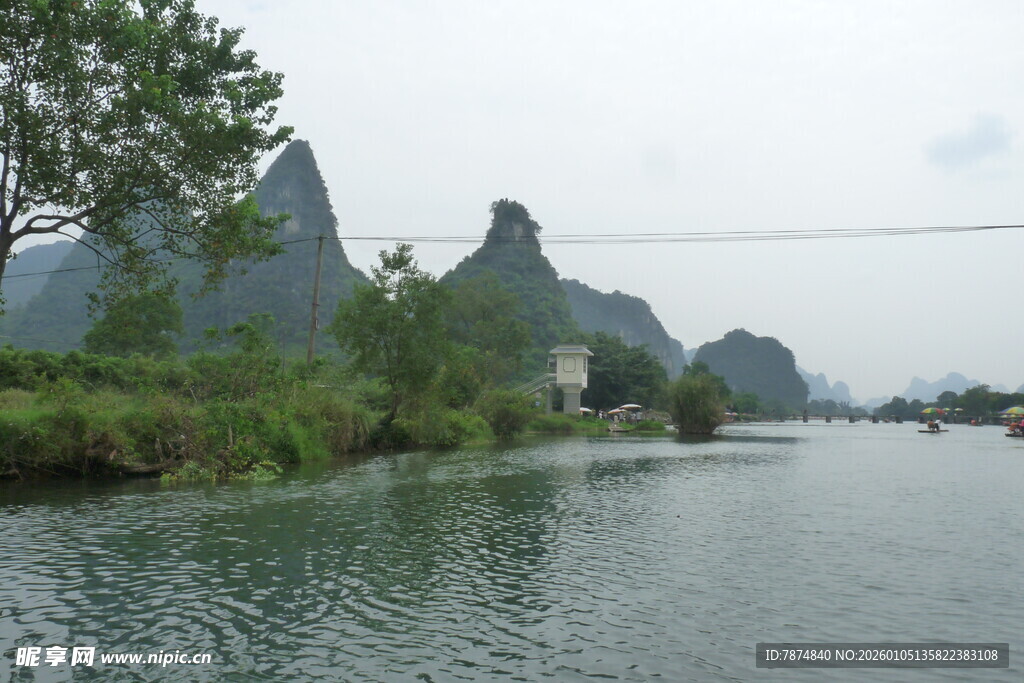 漓江山水风光秀丽景色