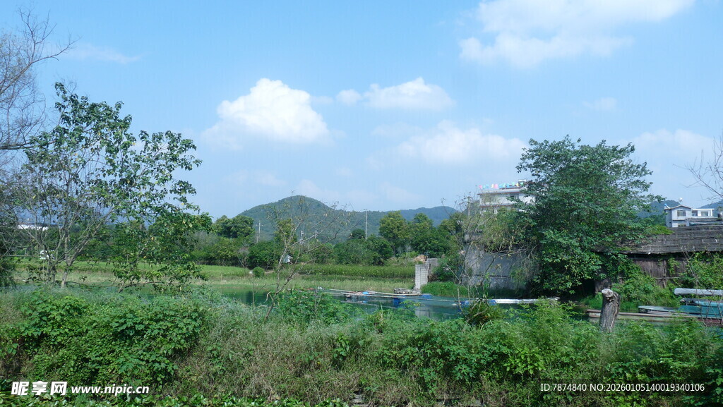 乡村田园风光景色