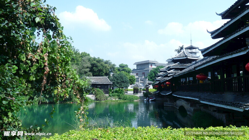 江南水乡古建筑风景