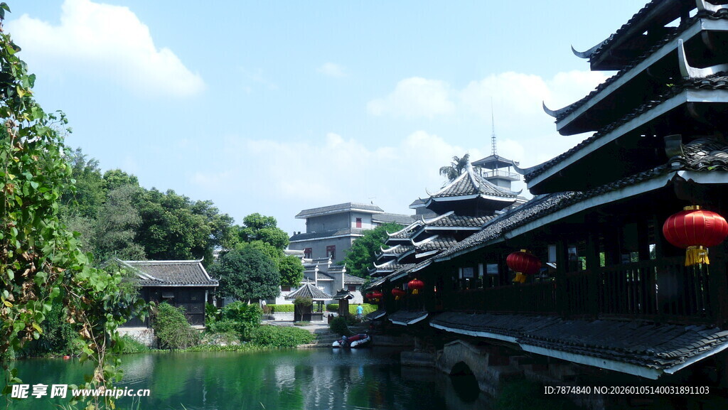 江南水乡古建筑风景