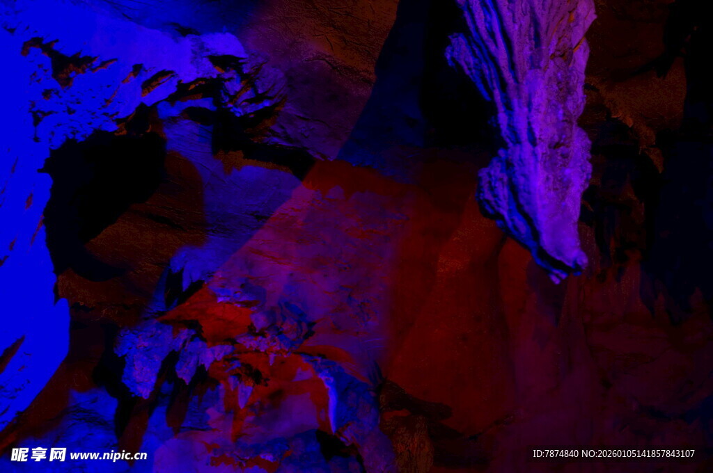 奇幻神秘的光影场景