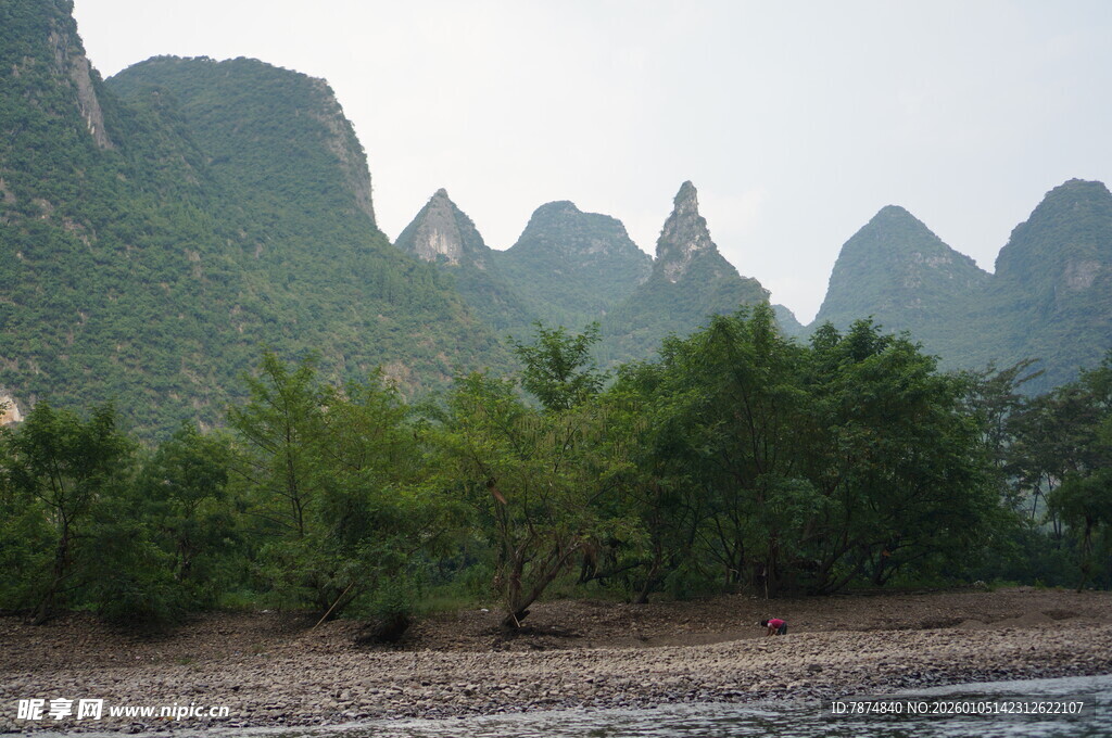 漓江山水风光秀丽景色