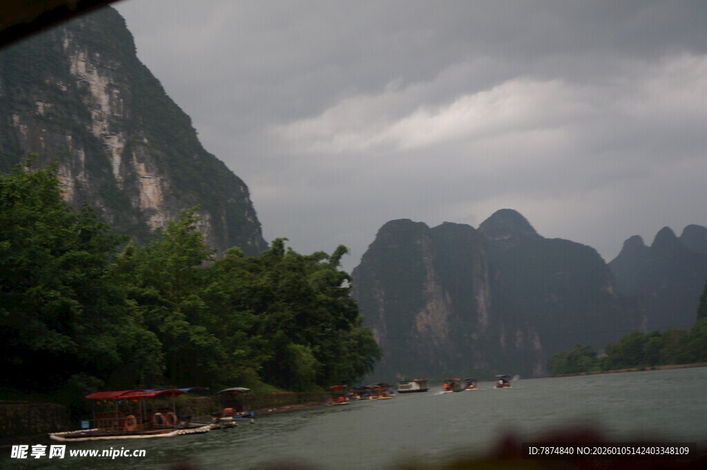 漓江山水风光秀丽景色
