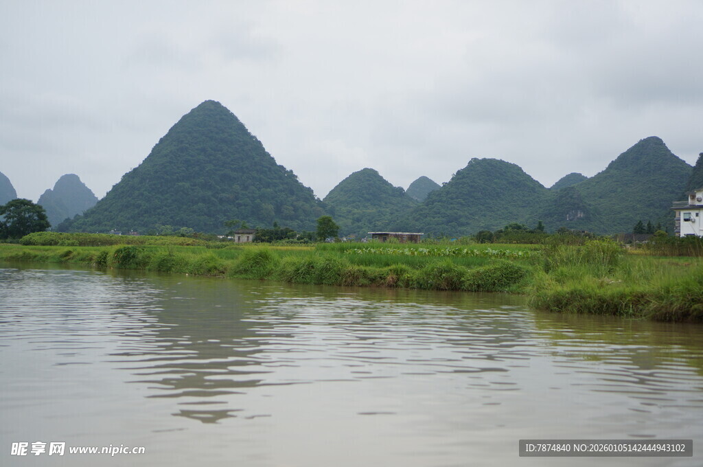 漓江山水风光秀丽景色