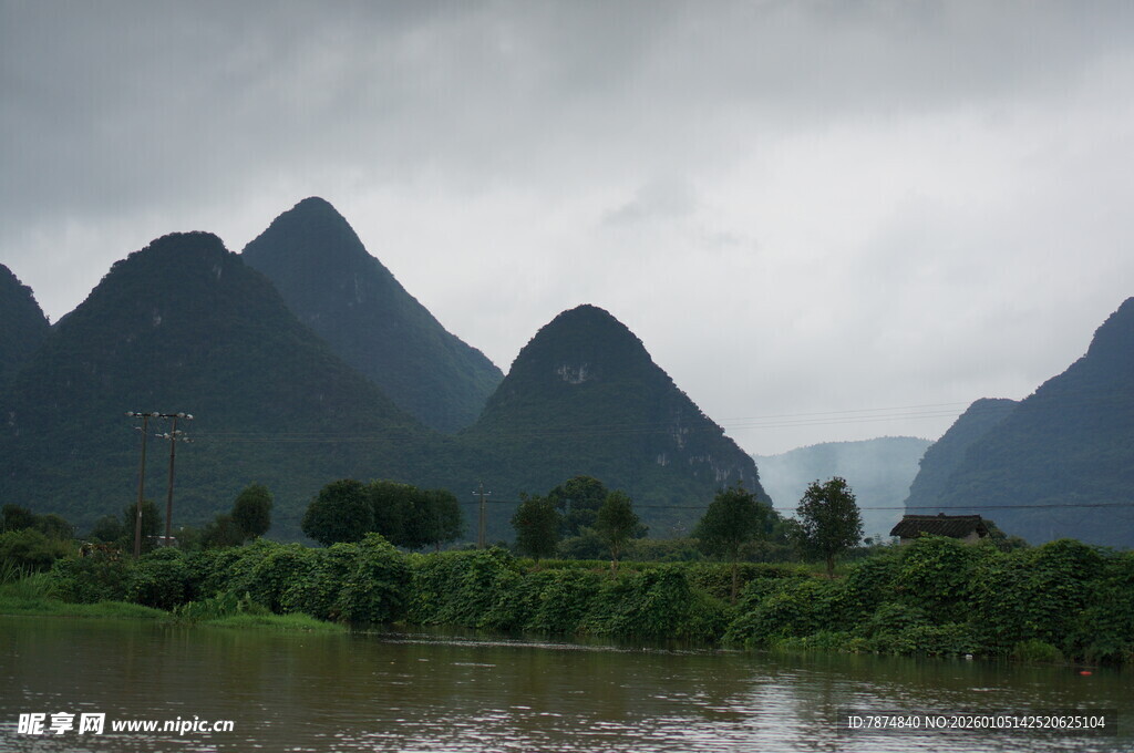 漓江山水风光秀丽景色