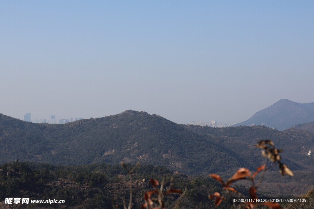 秋日远山风景