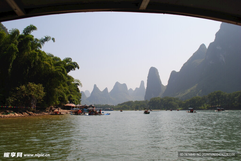 漓江山水风光秀丽景色