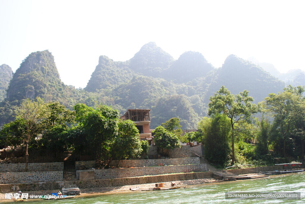 漓江山水风光秀丽景色