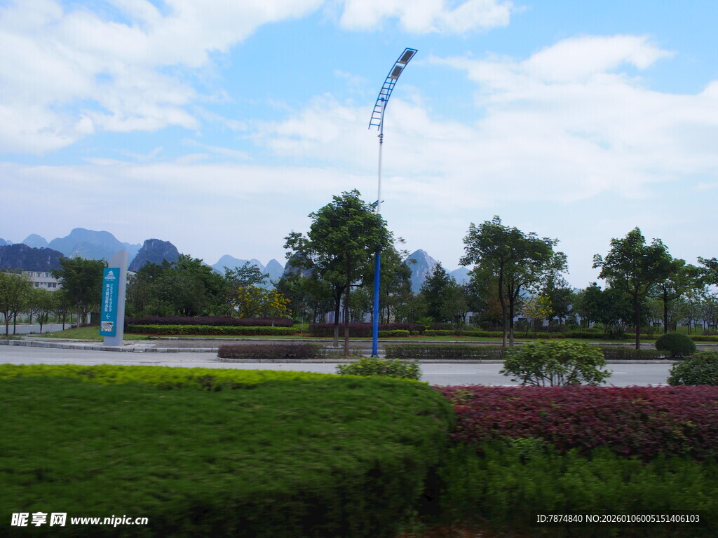 城市绿地景观 清新宜人