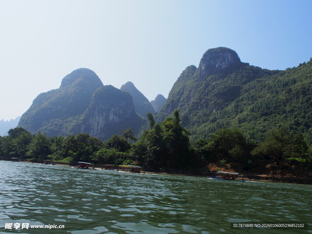 漓江山水风光秀丽景色