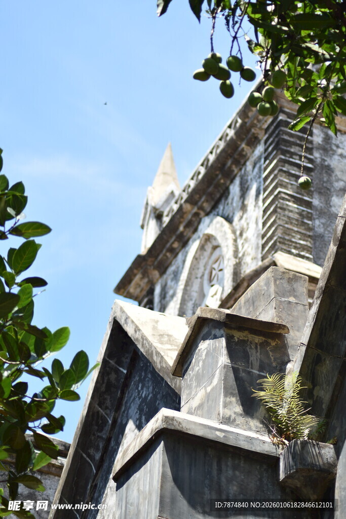 哥特式建筑一角