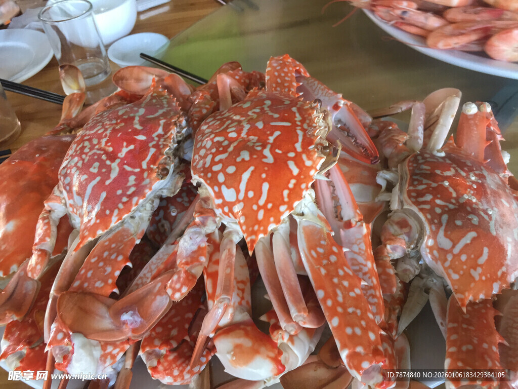 新鲜大螃蟹 美味诱人