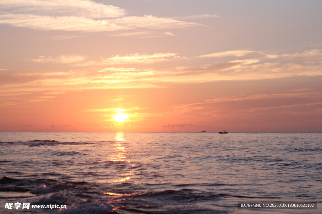 海边日落美景