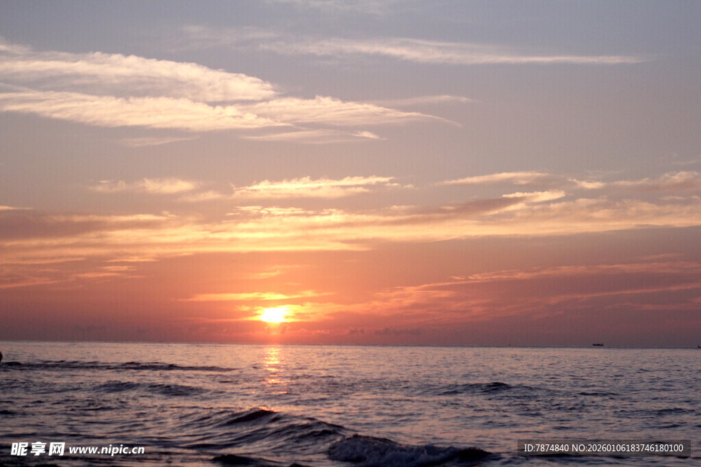 海边日落美景
