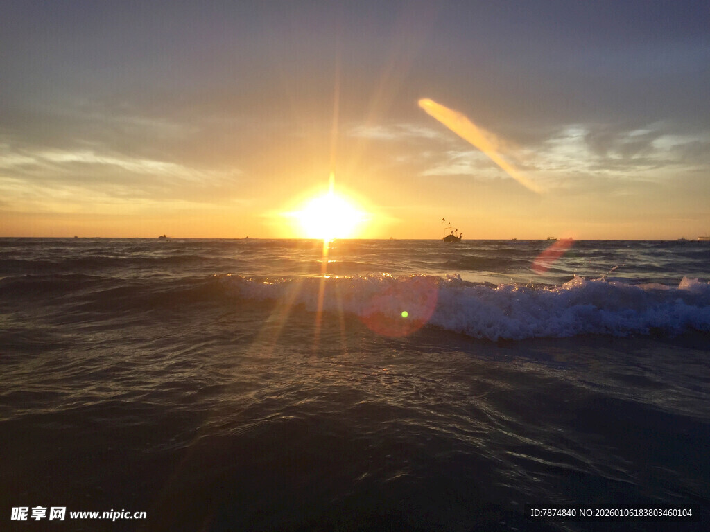 海边日落美景