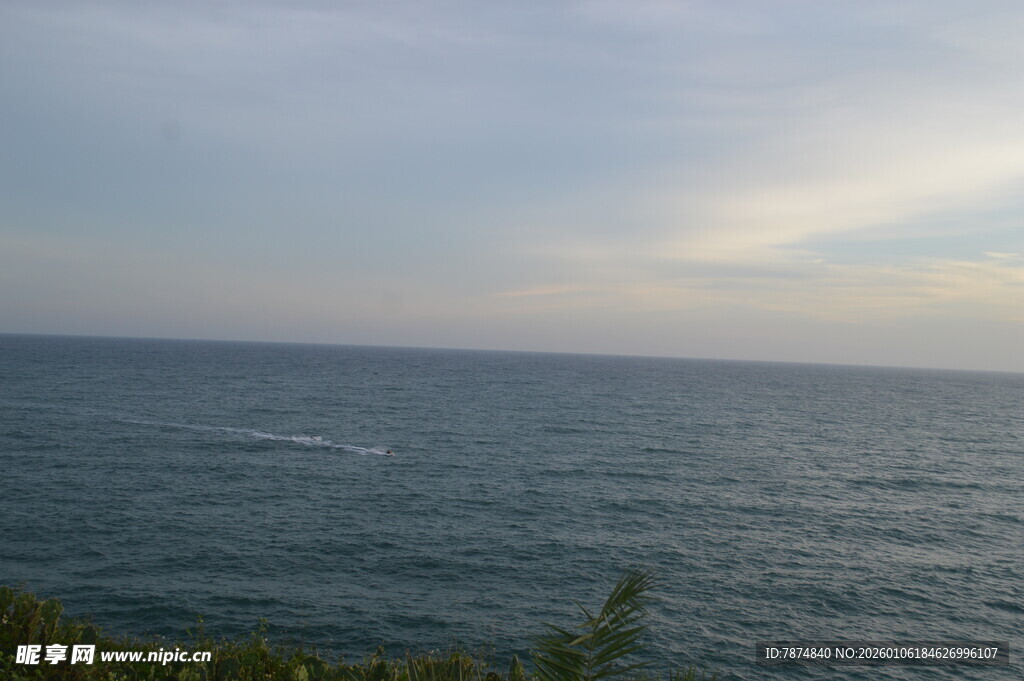 海边暮色风景