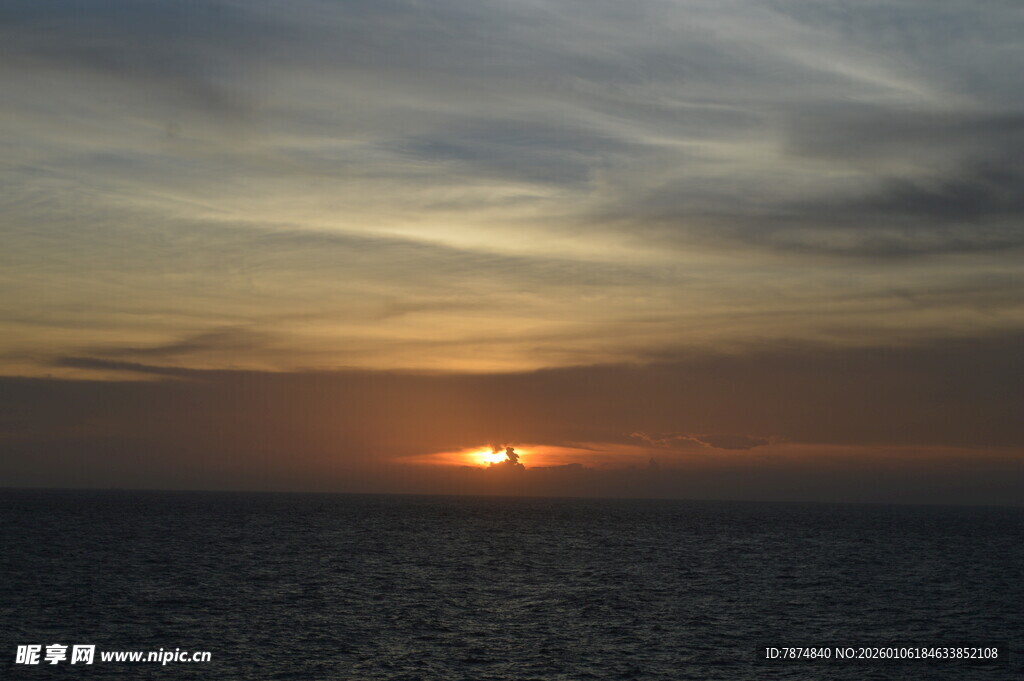 海上日落美景