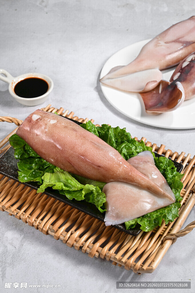 新鲜鱿鱼