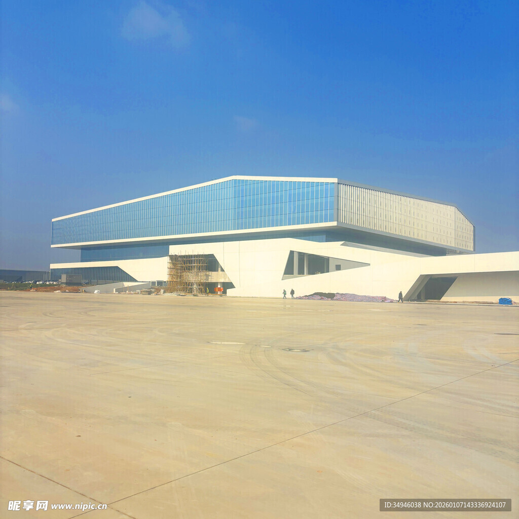 现代风格机场建筑外观