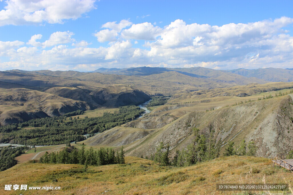 壮丽山谷自然风光