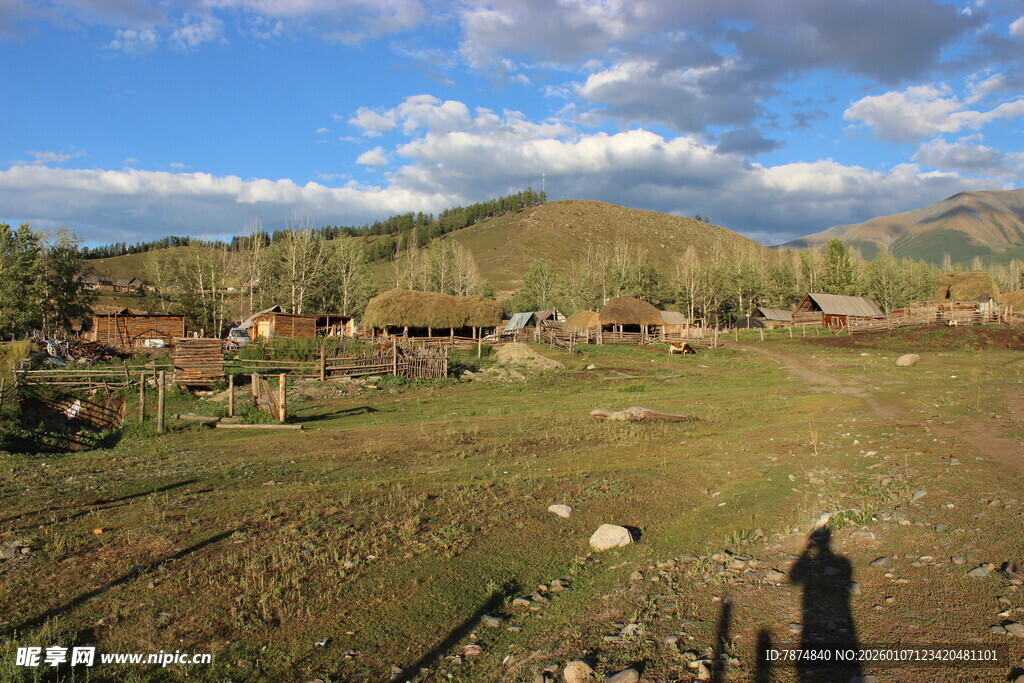 乡村田野风光美景