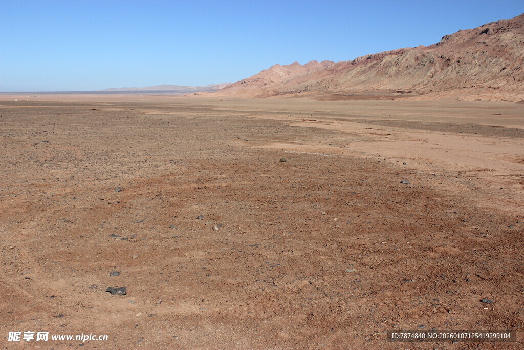 广袤荒凉的旷野景观