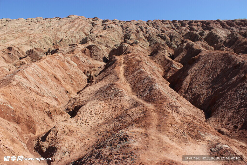 壮丽丹霞地貌景观