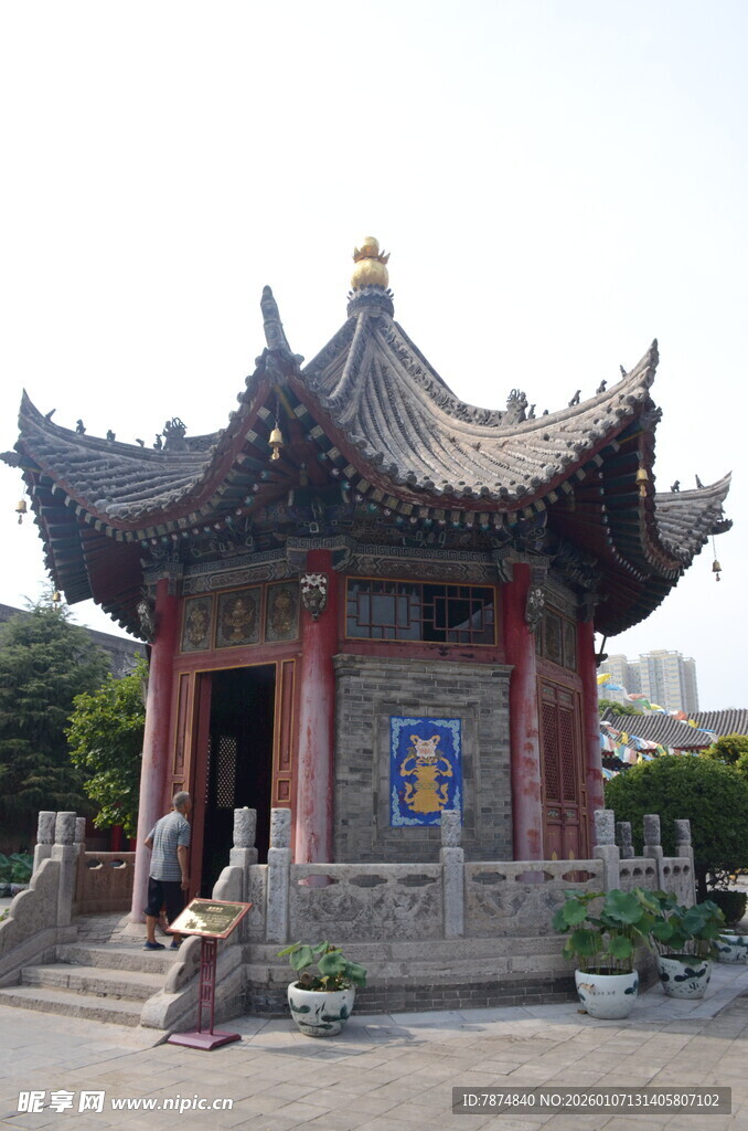 中式古典亭子建筑景观