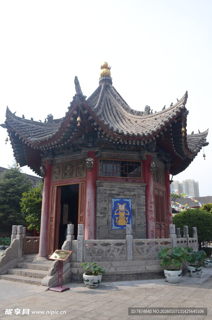 中式古典亭子建筑景观