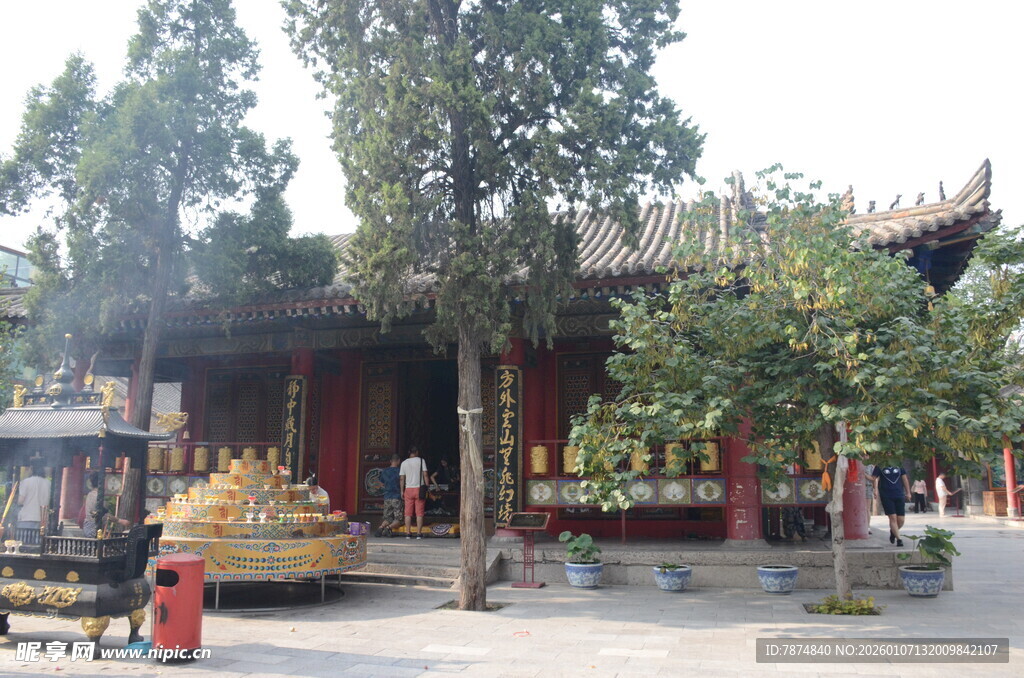 古色古香的中式庙宇景观