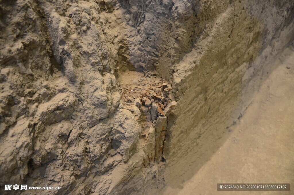 岩石表面细节纹理特写