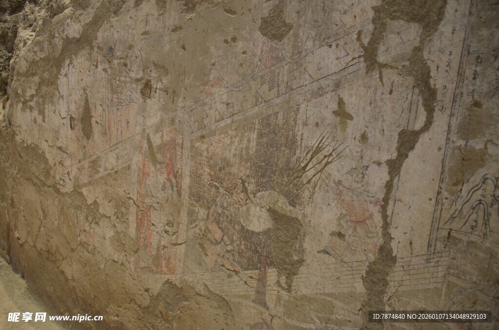 古老壁画遗迹