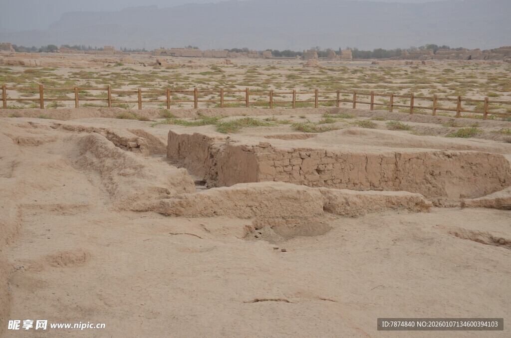 古代遗址挖掘现场