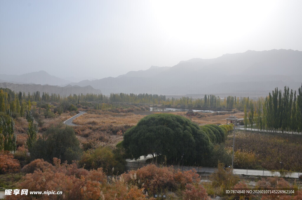 秋日乡村风光美景