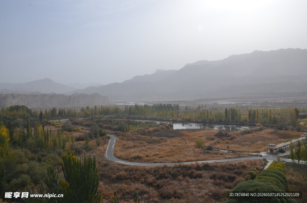 山间蜿蜒公路与葱郁景致