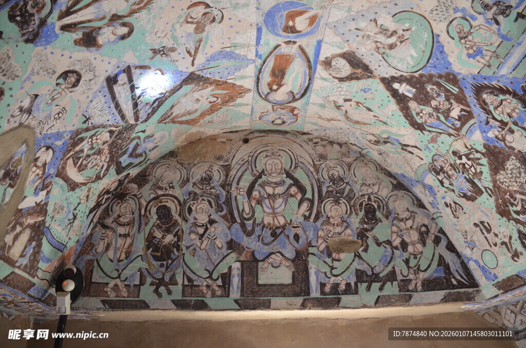 敦煌莫高窟精美壁画艺术