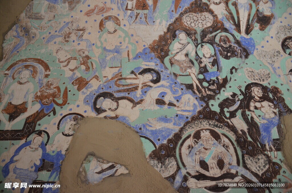 抽象艺术人物涂鸦画作