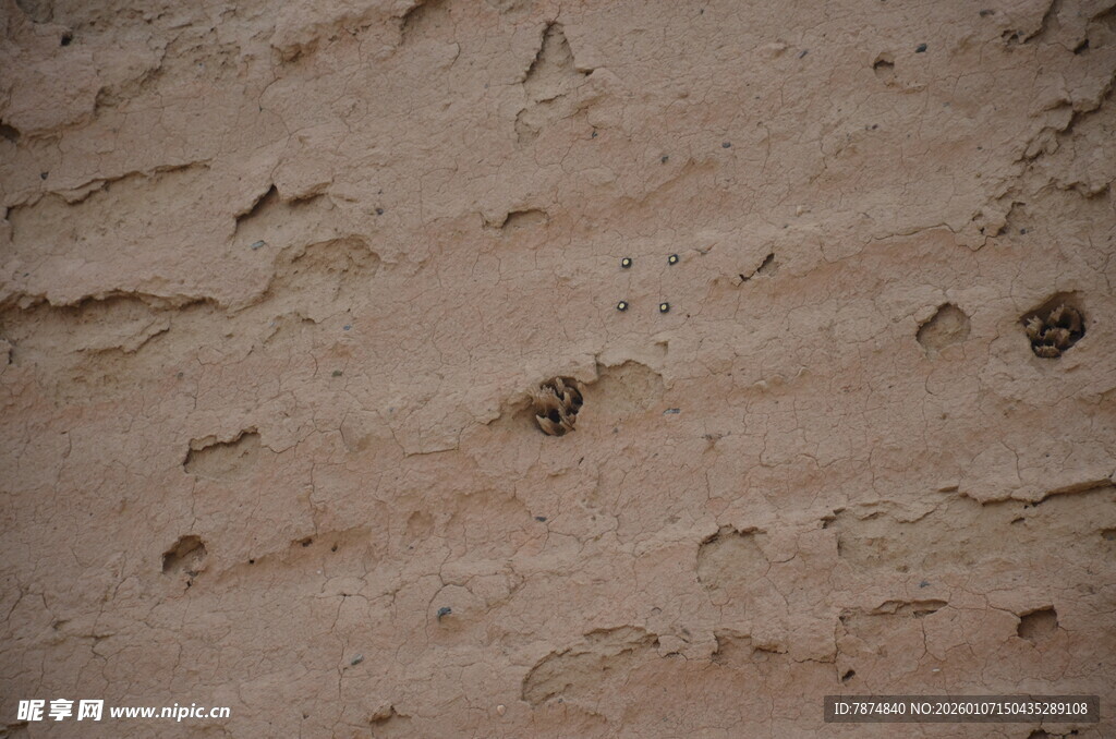 粗糙斑驳的墙面纹理