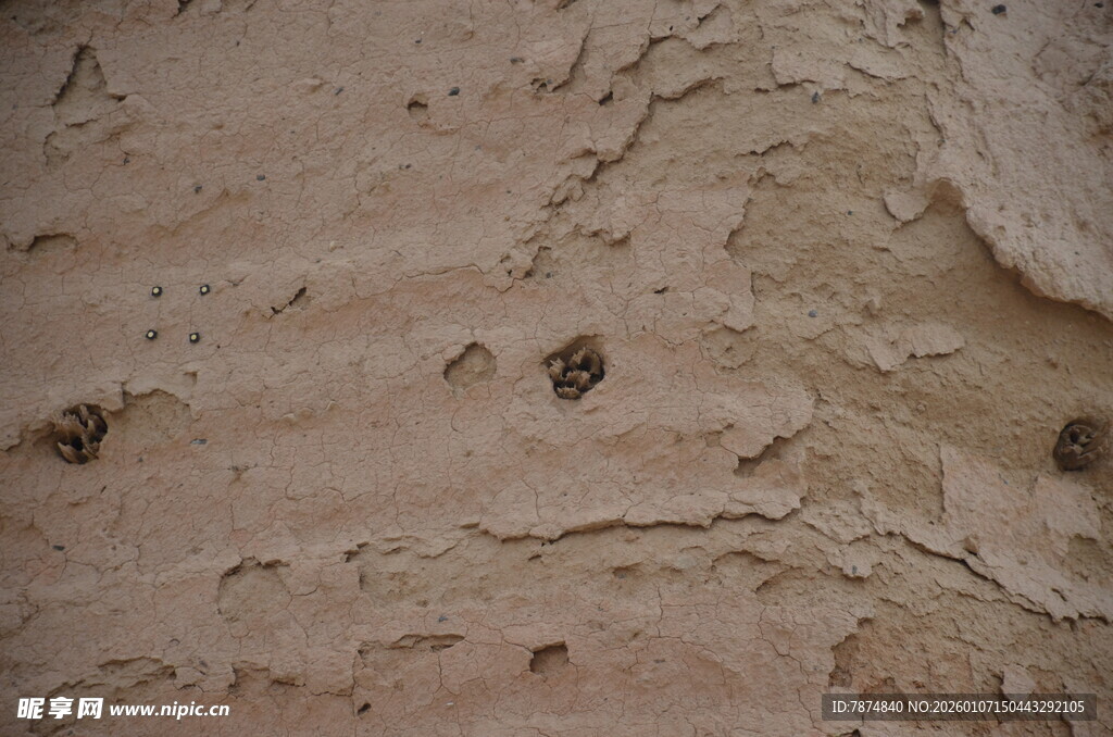 粗糙斑驳的墙面纹理