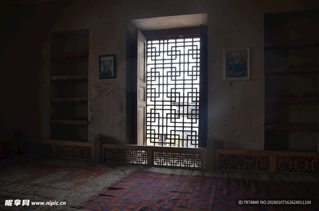 室内窗景 光影交织的静谧空间