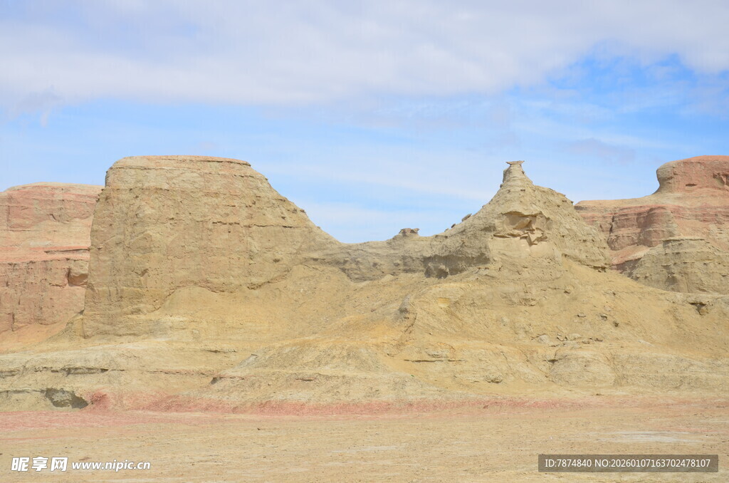 壮丽沙漠奇特地貌景观