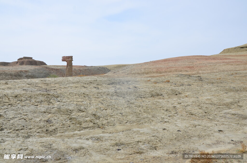 干旱荒芜的开阔土地