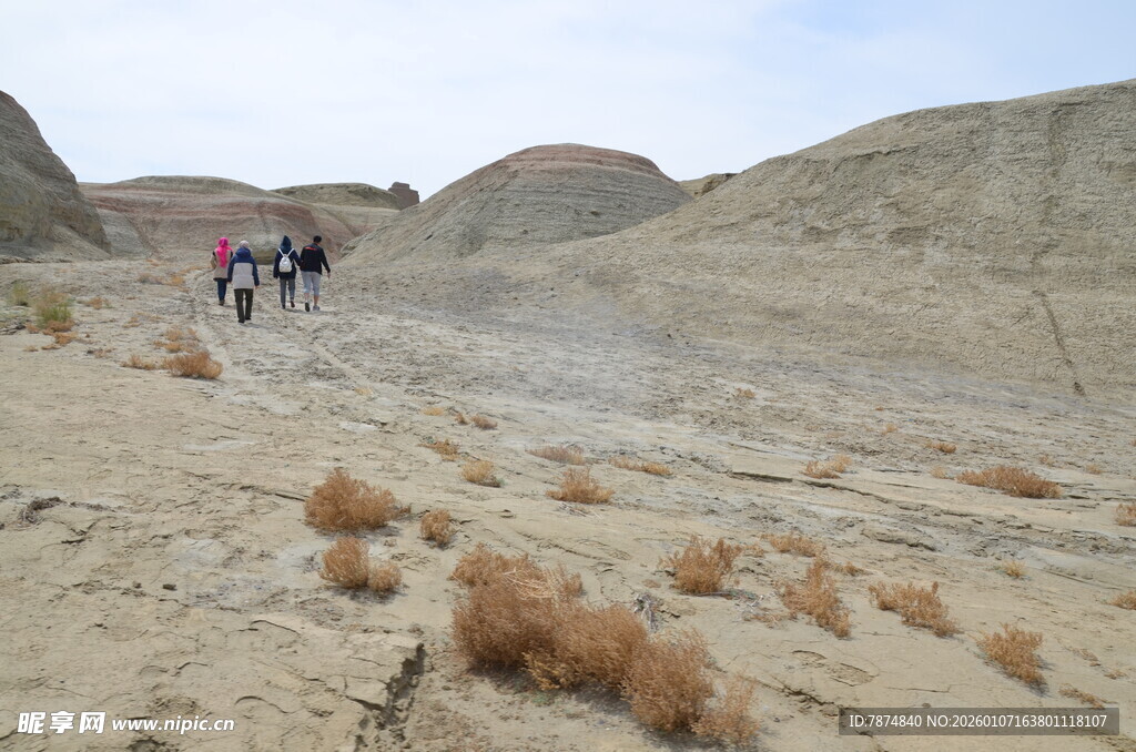 沙漠徒步旅行者的探索之旅